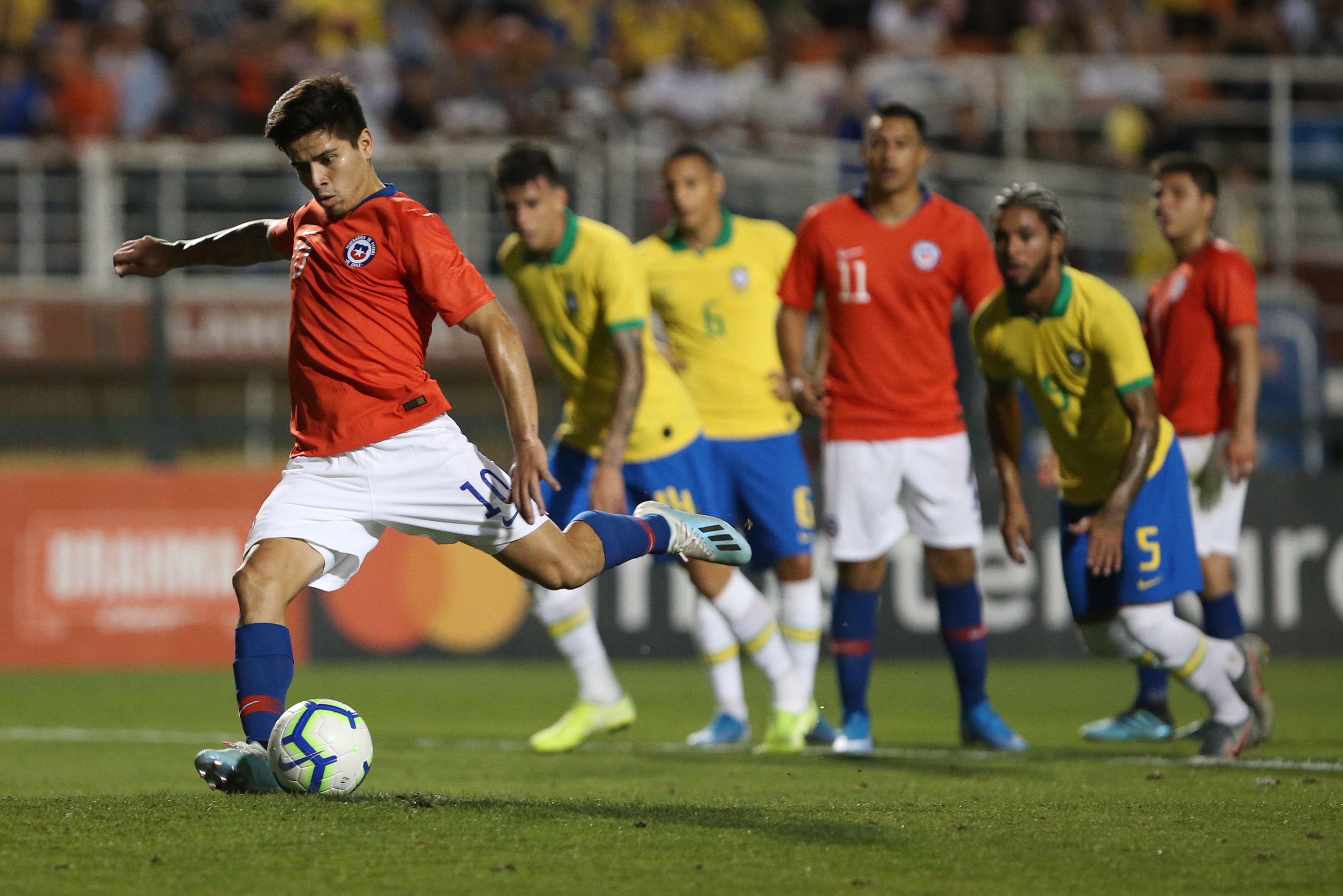La Roja Sub 23 luchó pero no pudo ante Brasil en Pacaembú