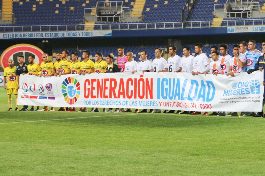 Durante marzo el fútbol chileno se unió para conmemorar a la mujer con Generación Igualdad