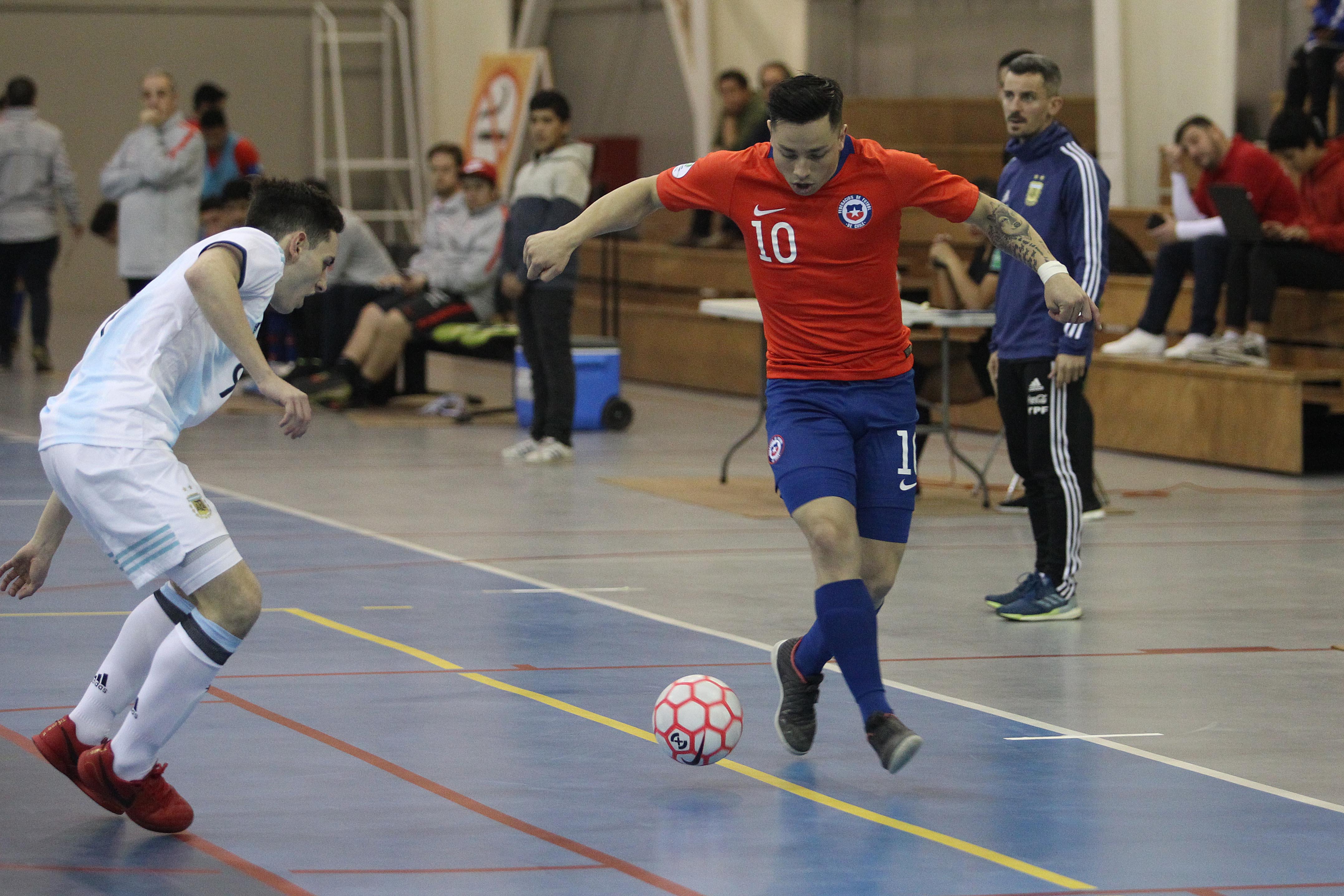 La Roja Futsal cayó ante Argentina en San Bernardo